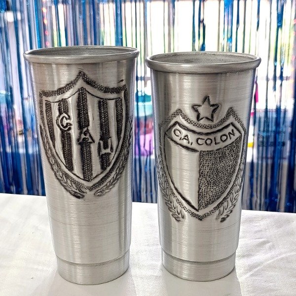 Producto - Vasos de Aluminio Fútbol