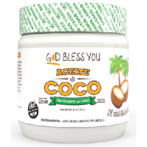 Producto - Aceite de coco Puro Extra Virgen - 225ml -Good Bless You