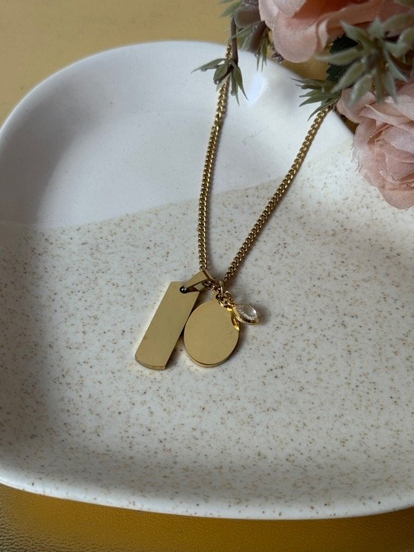 Producto - Dúo Tag con Cristal