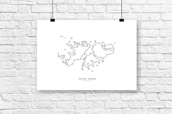 Producto - Lamina Mapa Malvinas