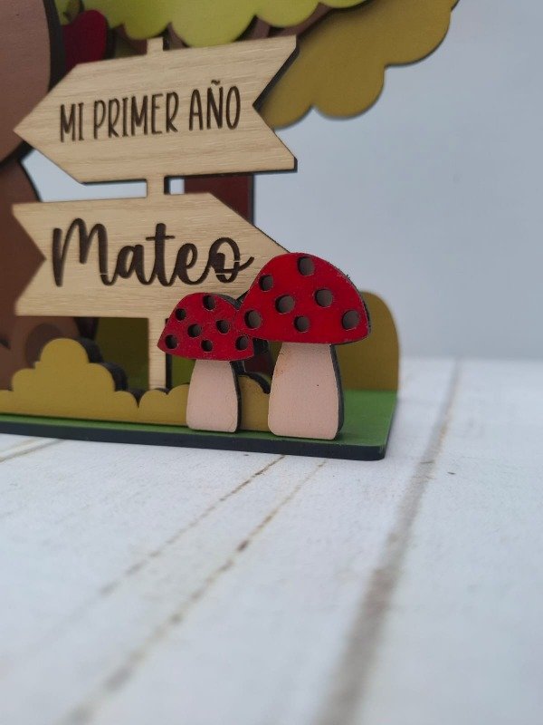 Producto - CENTROS DE MESA ANIMALES DEL BOSQUE - 4