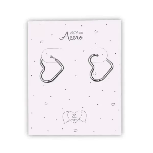 Producto - AROS ACERO VALENTINA (SALVE REGINA)