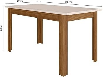 Producto - Mesa Bela 150 cm CARVALHO/OFF WHITE