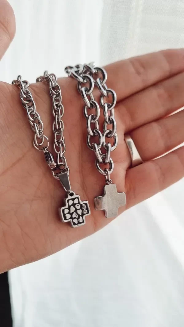 Producto - Pulseras cruz del equilibrio 2 modelos Aq