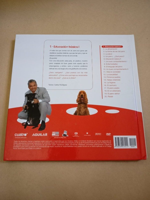 Producto - El encantador de perros #1 - Carlos Rodríguez - Aguilar 2009 Libro + DVD - 1