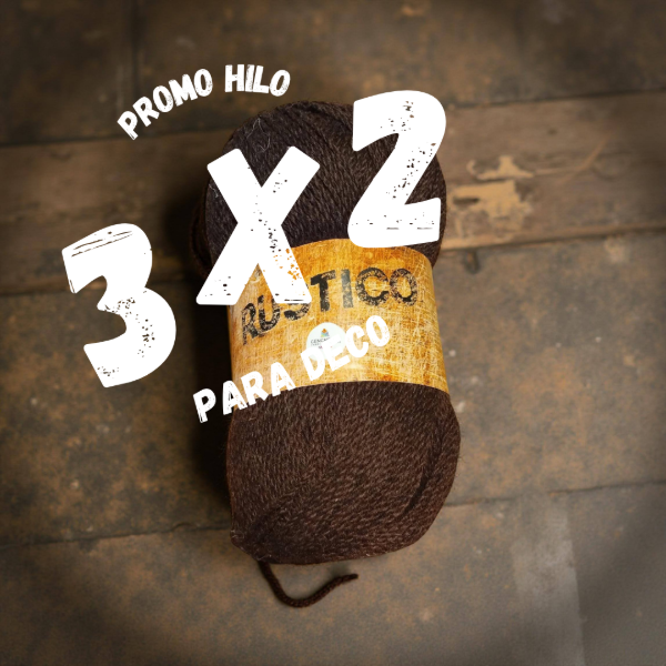 Producto - Hilo Rústico Símil Yute Chocolate