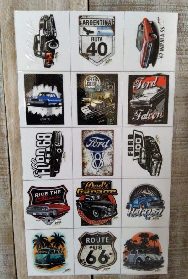 Producto - UV Planchas Mix 16x28cm Ford