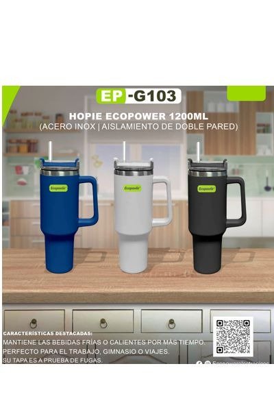 Producto - VASO ECOPOWER EP-G103 1,2L-PAJITA