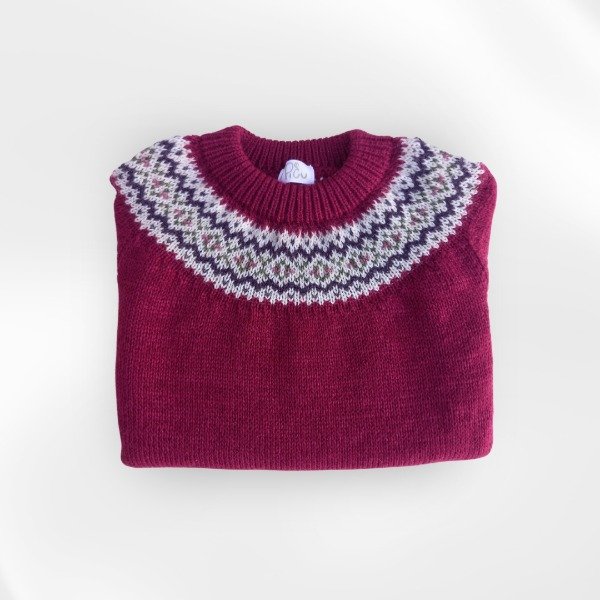 Producto - Sweater bordeax T4