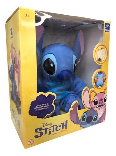 Producto - Muñeco Stitch Amor De Filhote - Cuerpo Soft - Disney