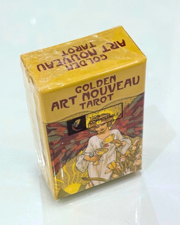 Producto - Tarot Golden art Nouveau Mini. Tarot Rider Waite Art Nouveau Mini.