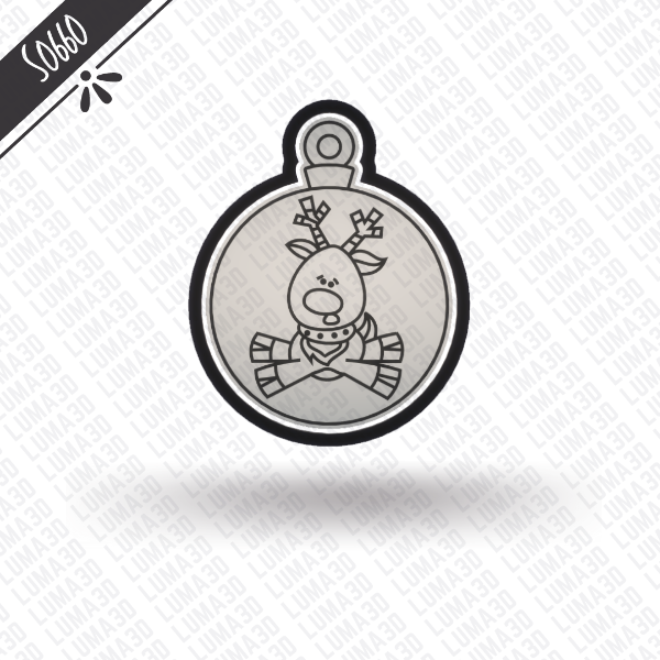 Producto - S0660 - Bola de navidad (stamp)