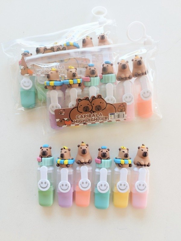 Producto - Mini resaltadores capibara carita