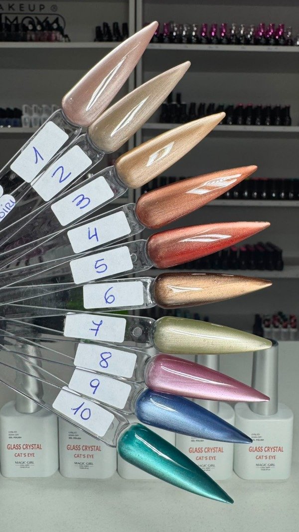 Producto - ESMALTES SEMIPERMANENTES 10ML - MAGIC GIRL - CAJA X10 - OJO DE GATO