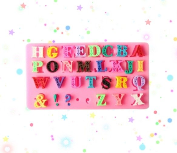 Producto - Molde letras y símbolos