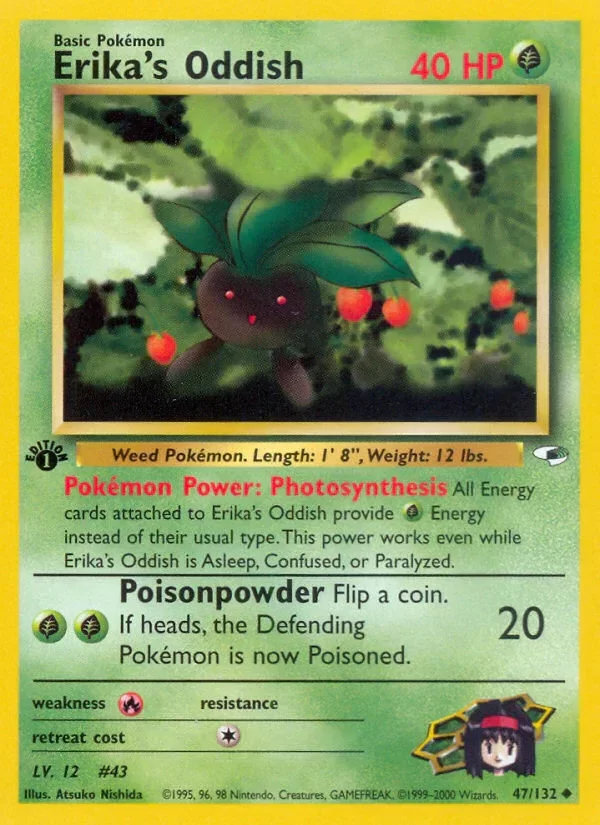 Producto - Erika's Oddish (47/132) [Gym Heroes 1st Edition]