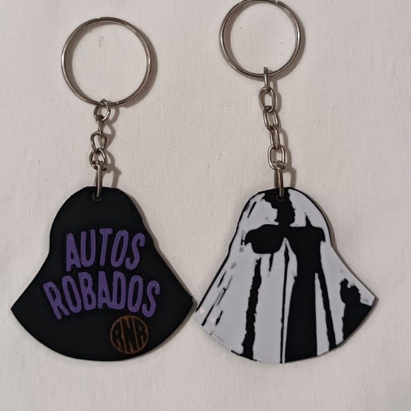 Producto - Llavero doble Autos Robados - Fantasma