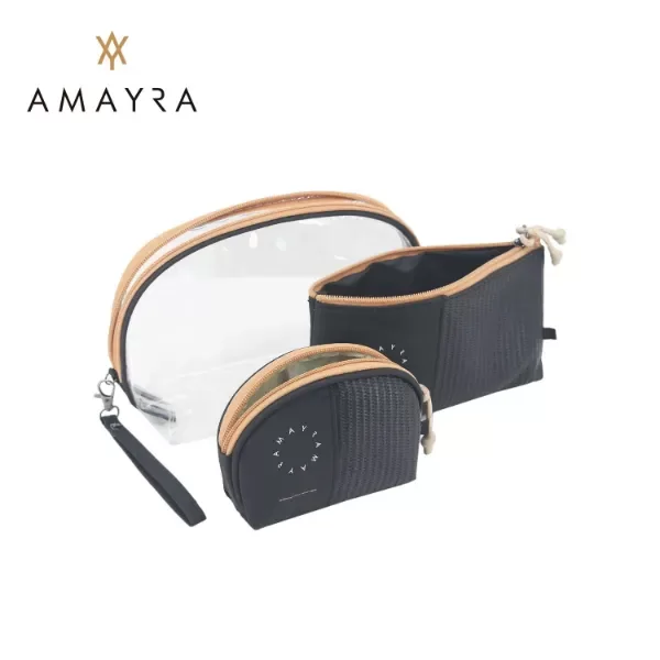 Producto - PORTACOSMETICOS AMAYRA X3 17x26x7.50 12x20x3 10x14.50x5.50