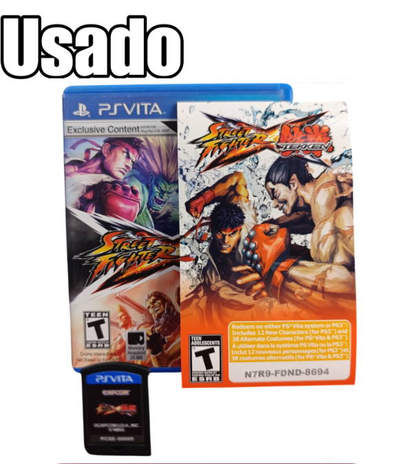 Producto - Street Fighter X Tekken Juego Físico Usado PsVita - 0