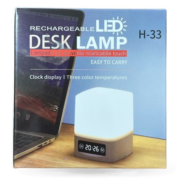 Producto - Lámpara De Escritorio Velador LED Recargable Touch H-33