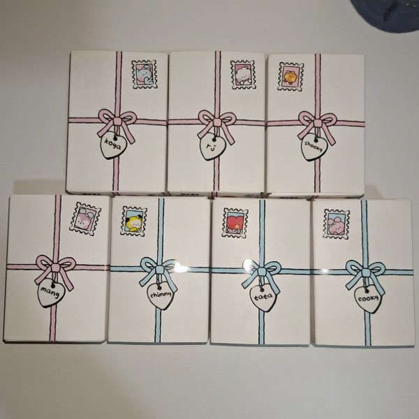 Producto - SET X7 MINI MININI RIBBON PLUSH BT21