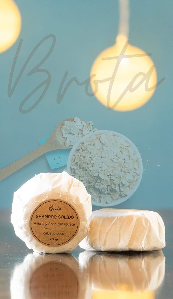 Producto - SHAMPOO SOLIDO DE ROSA MOSQUETA Y AVENA