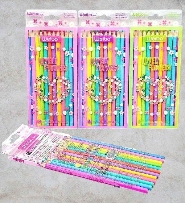 Producto - Lápices de colores Lovely Flowers x12