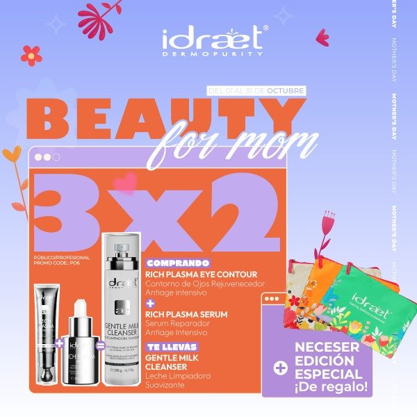 Producto - Kit 3x2 Rich Plasma Serum + Contorno de ojos + Leche de limpieza + Necesser