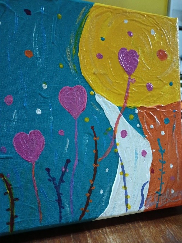 Producto - Cuadro Decorativo- Jardín de Corazones - 3