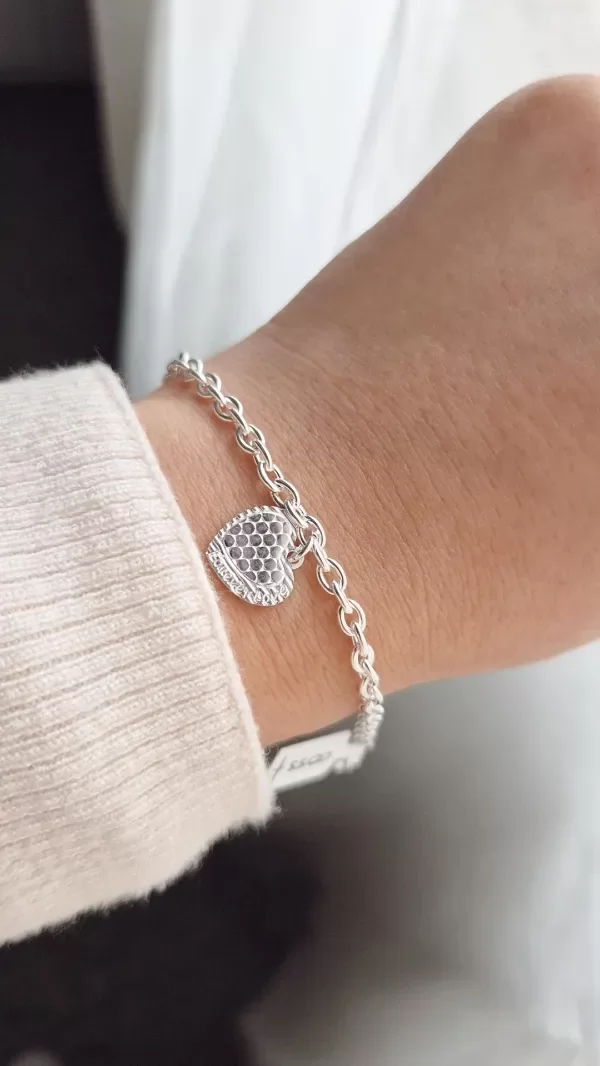 Producto - Pulsera corazon labrado ab