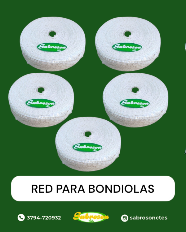 Producto - Red De Bondiola 50mts Elastizada Excelente Calidad x 5 unidades de 50 mts