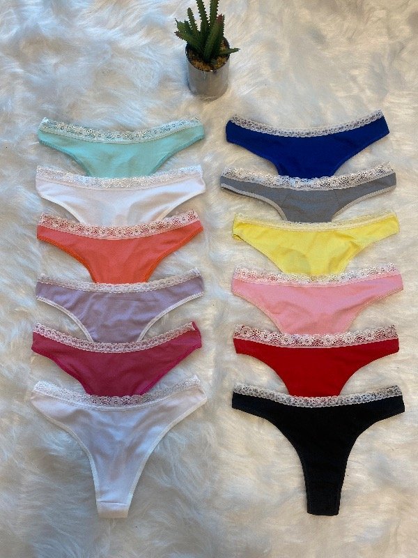 Producto - Colaless de Lycra con puntilla (Precio por docena)