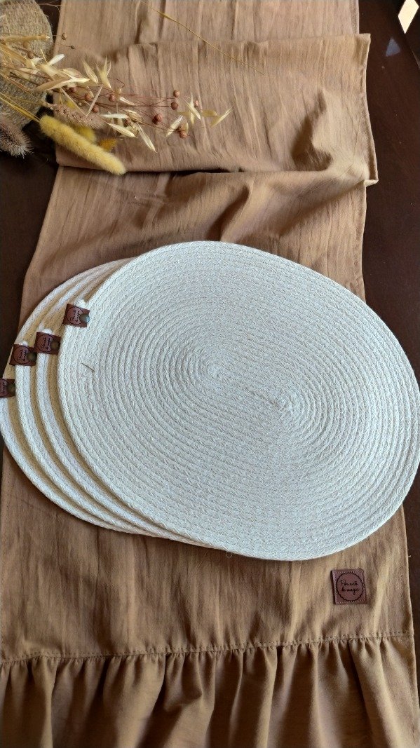 Producto - Platos de sitio ovalados x 4