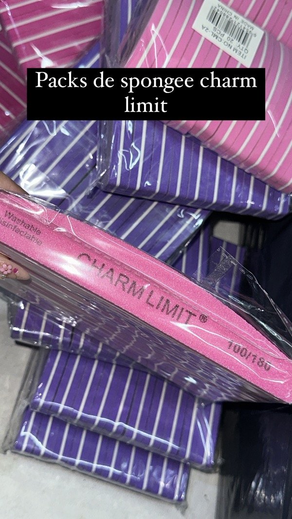 Pack de spongee charm limit x10 color surtido - Nailsroommg