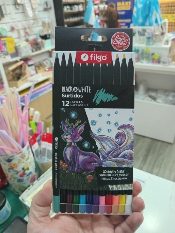 Producto - LAPIZ COLOR FILGO SUPERSOFT X 12 UNIDADES