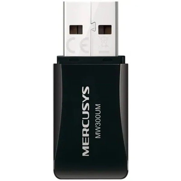 Producto - Mercusys Wi-Fi MW300UM - 300Mbps - USB - Negro