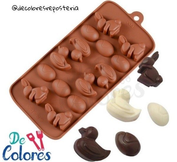Producto - Molde conejos, patos y huevitos