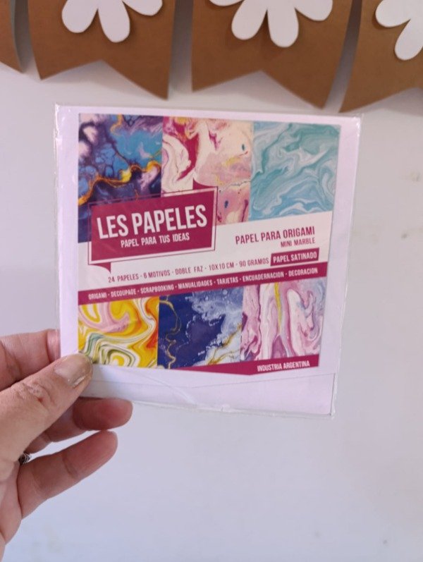 Producto - BLOCK PAPEL ORIGAMI ACUARELA 1