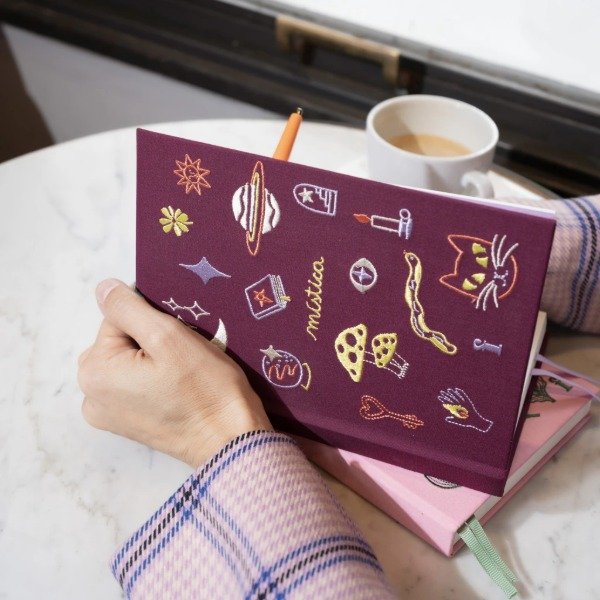 Producto - Cuaderno de Tela Bordado 128 Hojas - 5