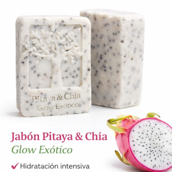 Producto - Jabon pitaya y chia 100 gr nutrición