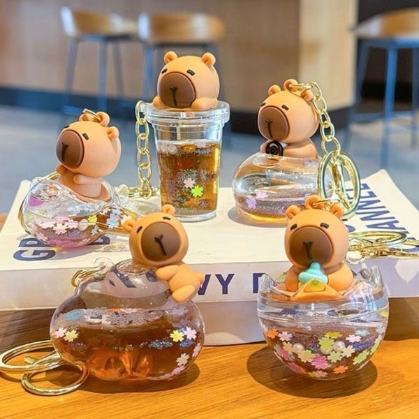 Producto - Llaveros con agüita Capibara Surtidos