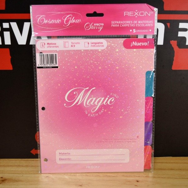 Producto - SEPARADOR DE MATERIAS REXON COSMIC GLOW 20679