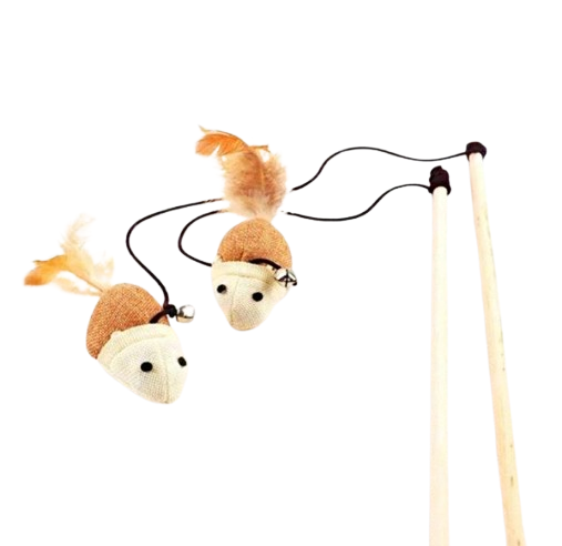 Producto - Caña de madera para gatos