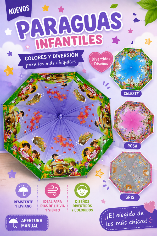 Producto - Paraguas infantil