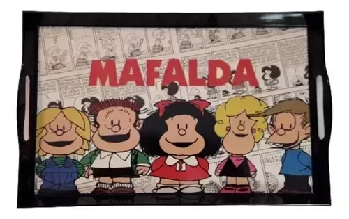 Producto - Mafalda Bandeja De Desayuno En Poliresina 40 X 25 Cm