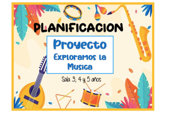 Producto - Proyecto Exploramos la Música