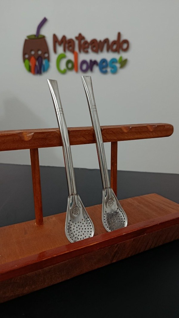 Producto - Bombilla semi recta de acero