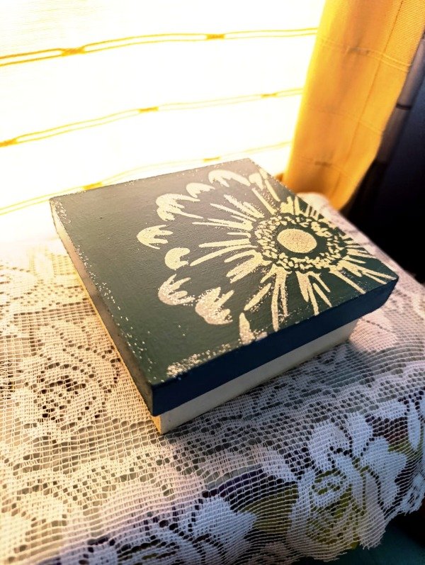 Producto - CAJA DECORADA VERDE - 0