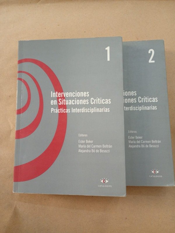 Producto - Intervenciones en situaciones críticas - Beker Beltrán - Catálogos 2002 2 vols
