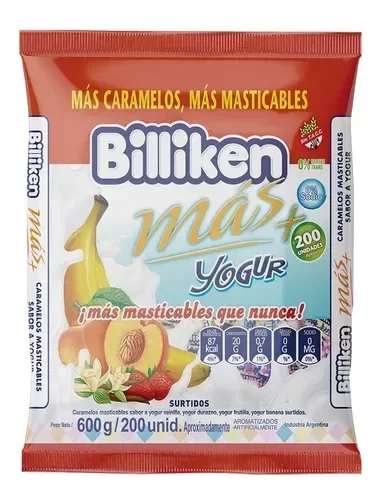 Producto - Caramelos Billiken 1 BOLSA yogur